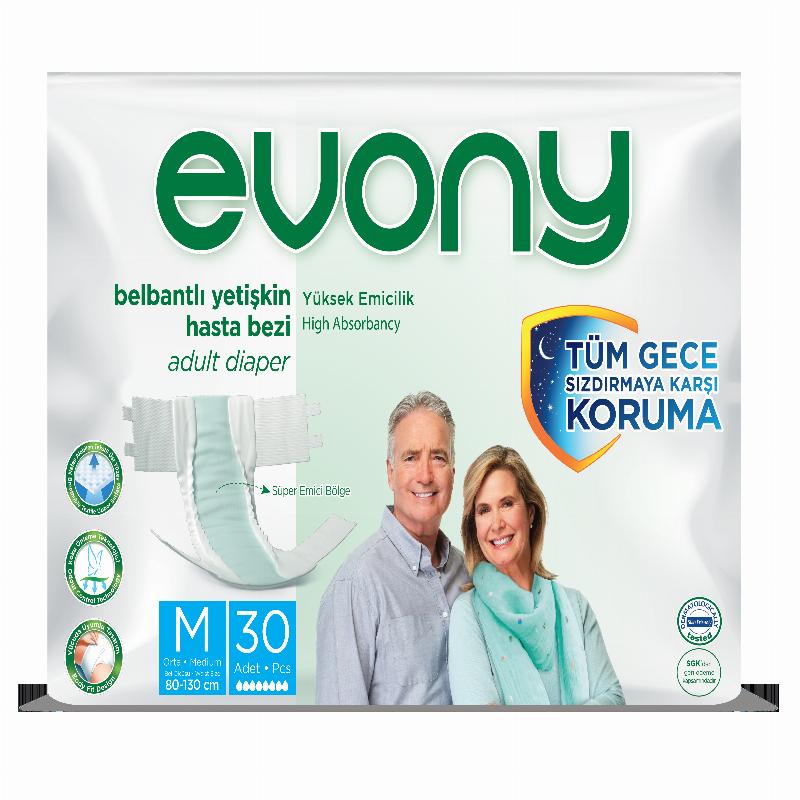 EVONY Підгузники д/дорослих "2" Medium 30 шт. 7%